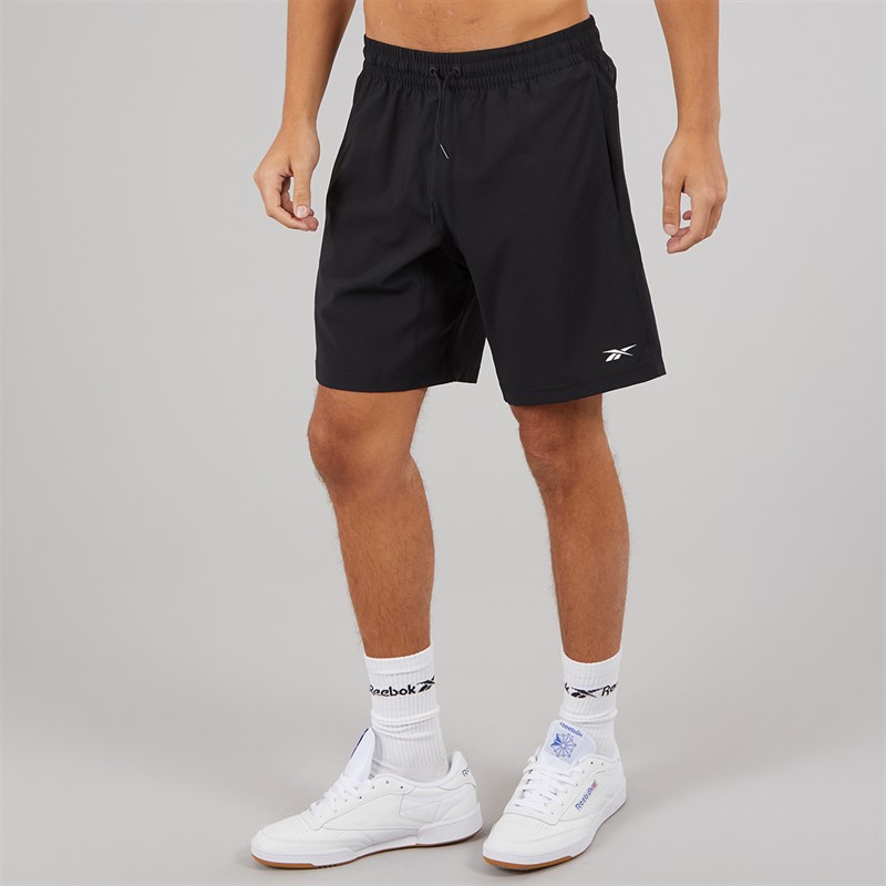 Reebok Mens Workout Ready Woven Shorts Black