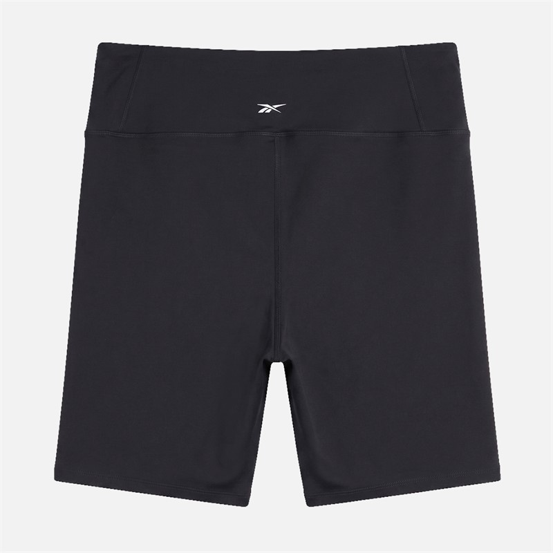 Reebok Womens Plus Size ID Train High Waist Bike Shorts Night Black