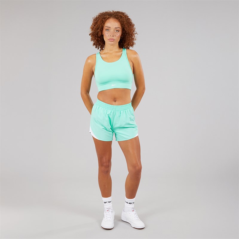Reebok Womens ID Train Woven Shorts Ai Aqua