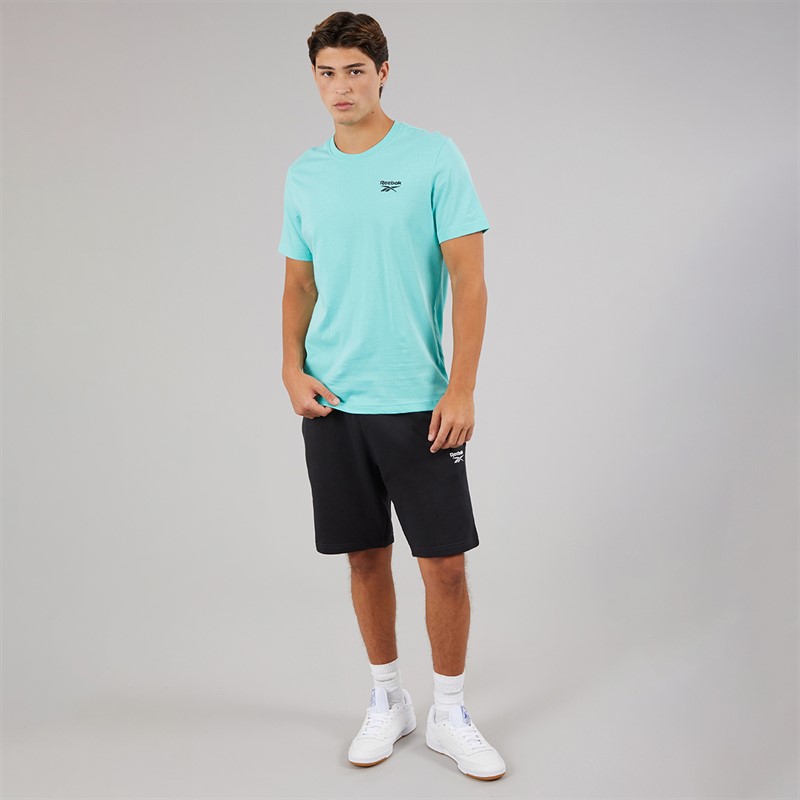 Reebok Mens Reebok Identity Small Logo T-Shirt Ai Aqua