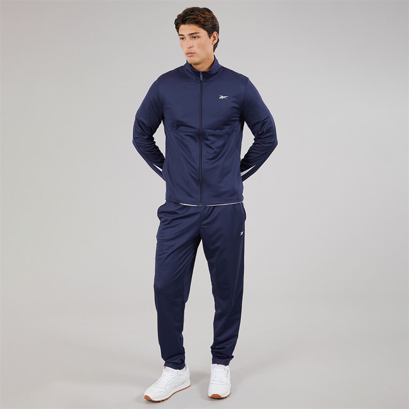 Reebok Mens Reebok Identity Poly Tracksuit Set Vector Navy