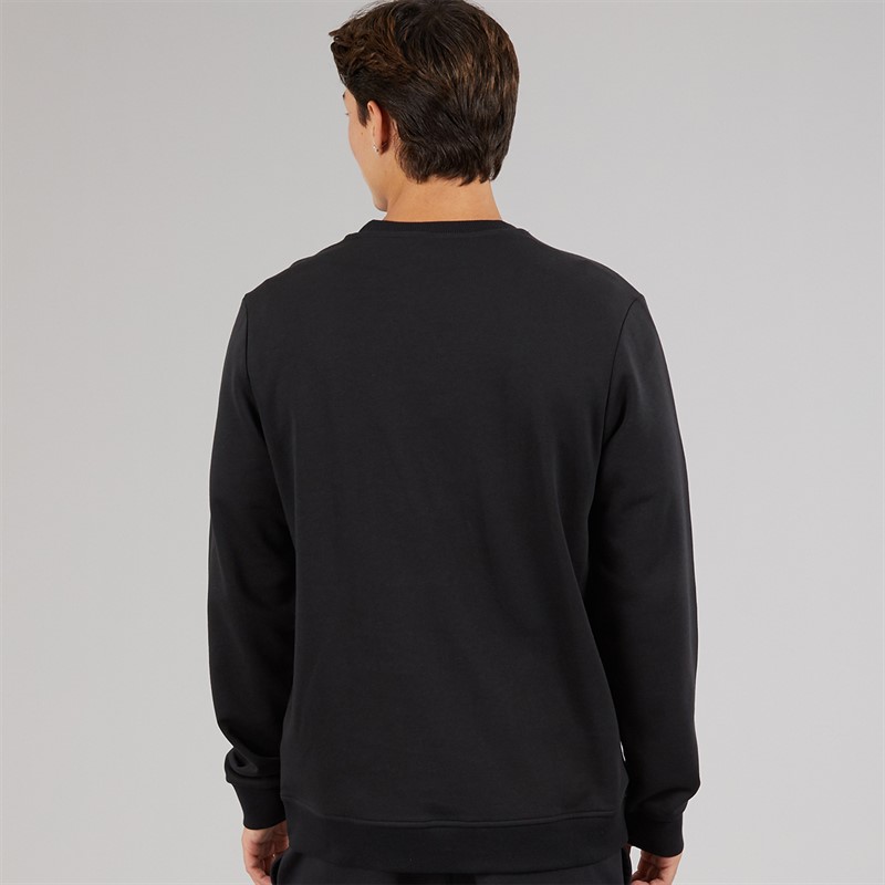 Reebok Mens Reebok Identity Small Logo Fleece Sweatshirt Black