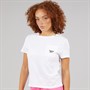 Reebok Womens Reebok Identity Small Logo T-Shirt White