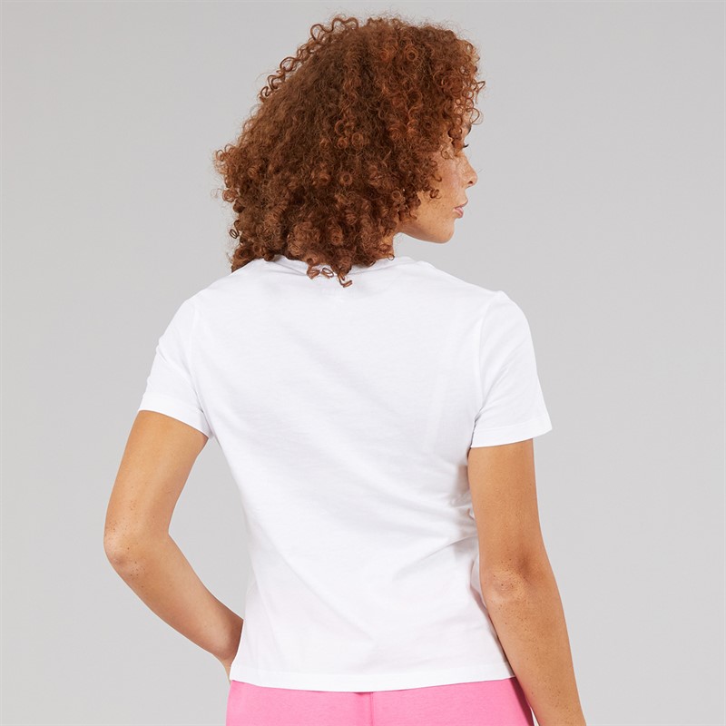 Reebok Womens Reebok Identity Small Logo T-Shirt White