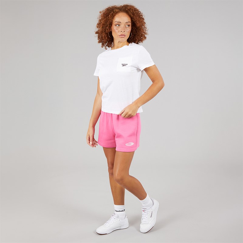Reebok Womens Reebok Identity Small Logo T-Shirt White
