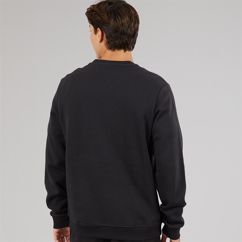 Reebok Mens Reebok Identity Small Logo Sweatshirt Black/White/Vector Red