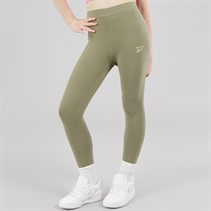 Reebok Junior Girls Core Leggings Khaki