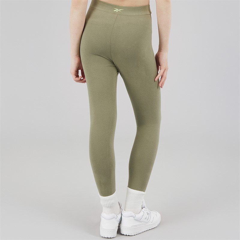 Reebok Junior Girls Core Leggings Khaki