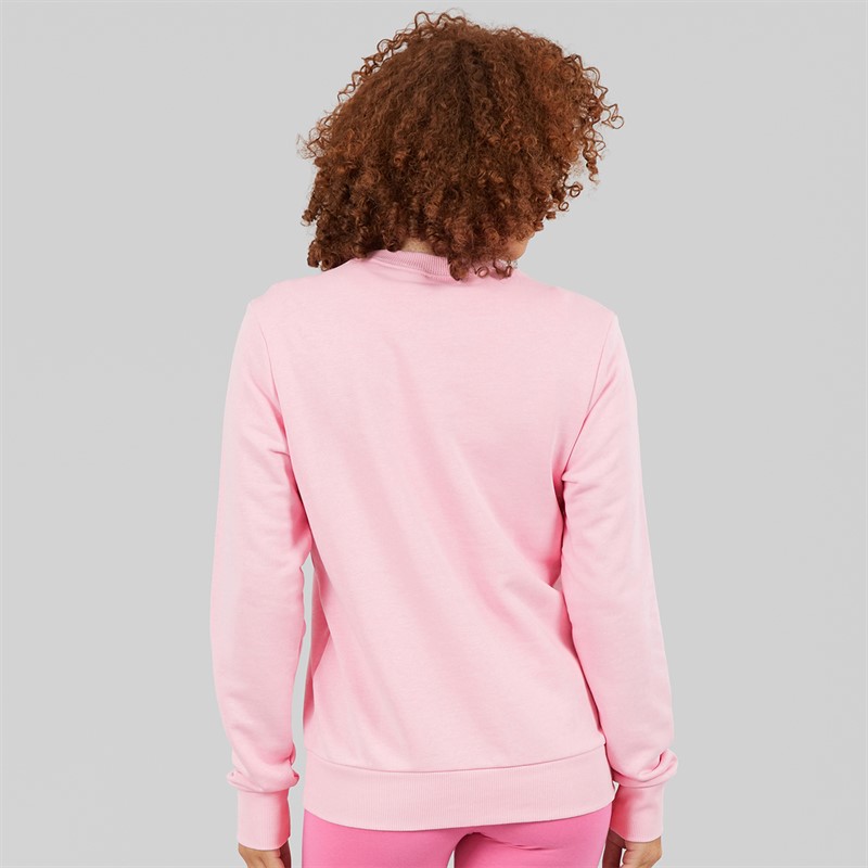 Reebok Womens Reebok Identity Small Logo French Terry Sweathshirt Astro Rose