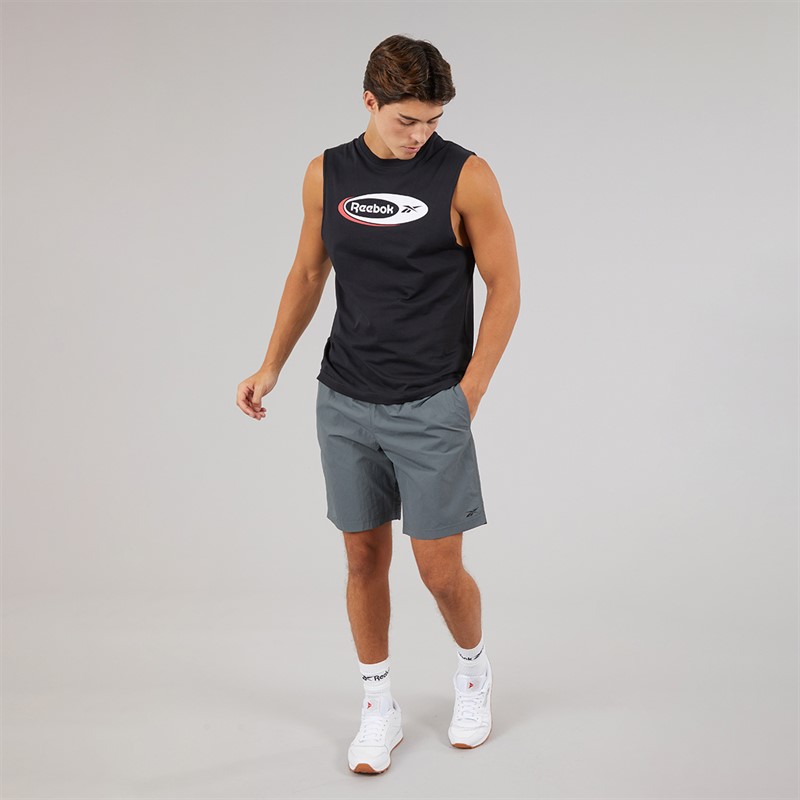 Reebok Mens ID Train Utility Shorts Cold Grey 6