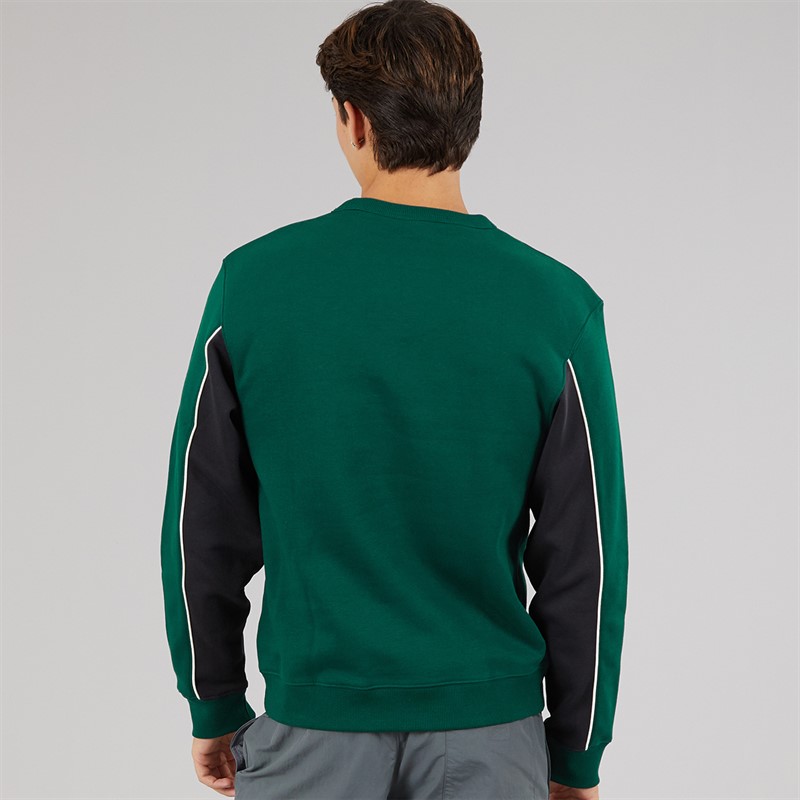 Reebok Mens Classics Team Tradition Crew Sweatshirt Collegiate Green