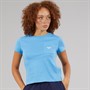 Reebok Womens Reebok Identity Small Logo T-Shirt Recovery Blue