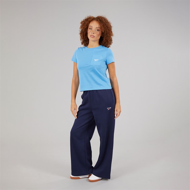 Reebok Womens Reebok Identity Small Logo T-Shirt Recovery Blue