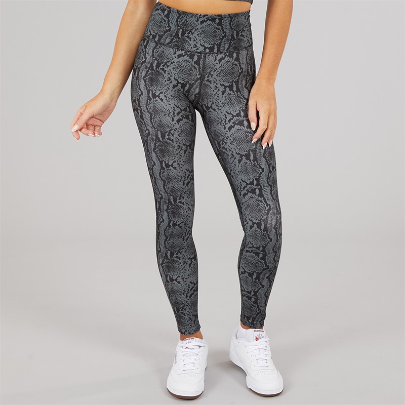 Reebok Womens ID Train AOP High Waist Tight Leggings Black
