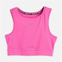Reebok Girls Printed Crop Top Pink