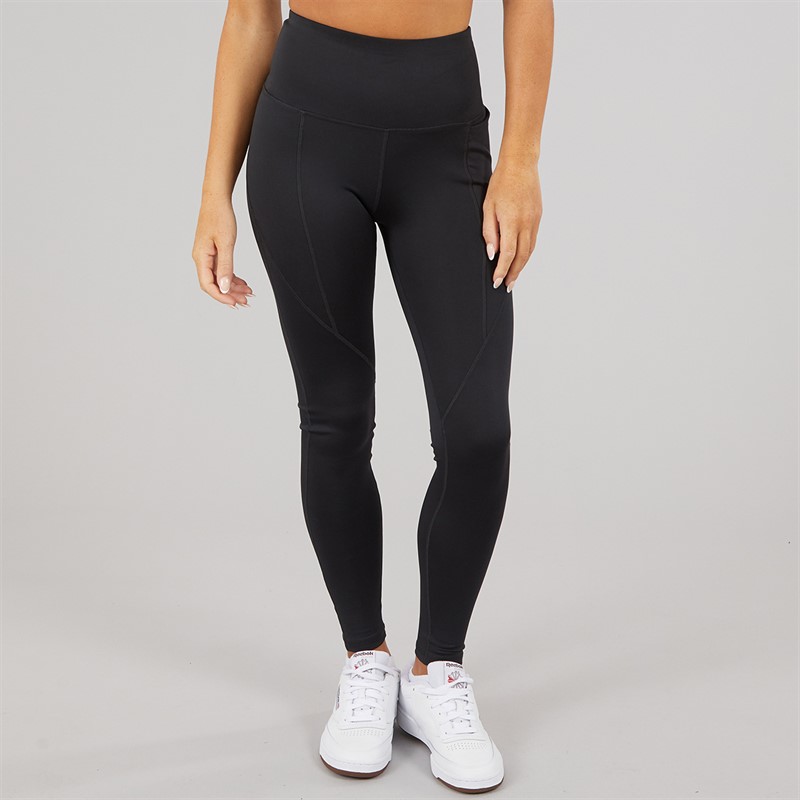 Reebok Womens Workout Ready High Rise Tight Leggings Night Black