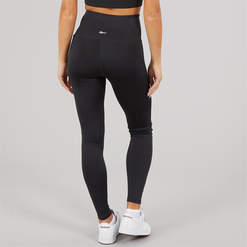 Reebok Womens Workout Ready High Rise Tight Leggings Night Black