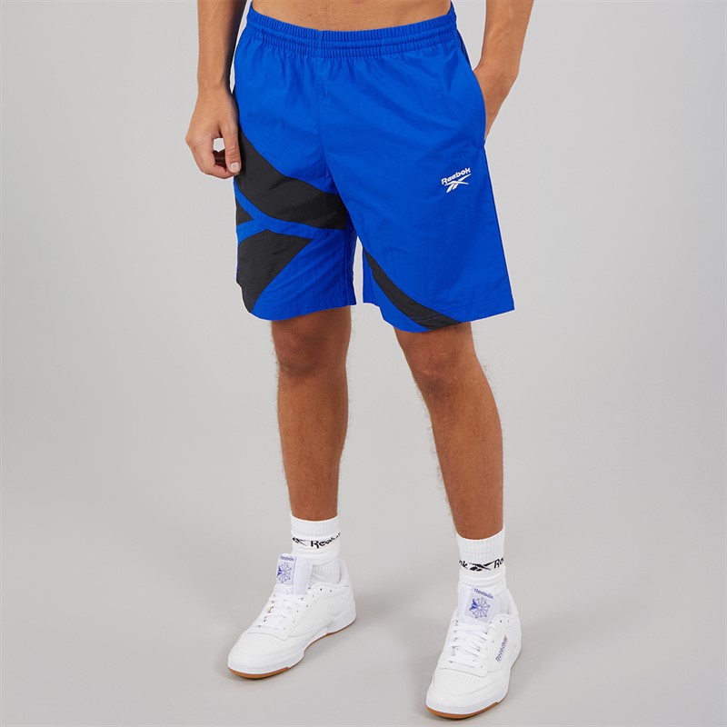 Reebok Mens Classics Vector 7 Inch Woven Shorts Optimum Blue