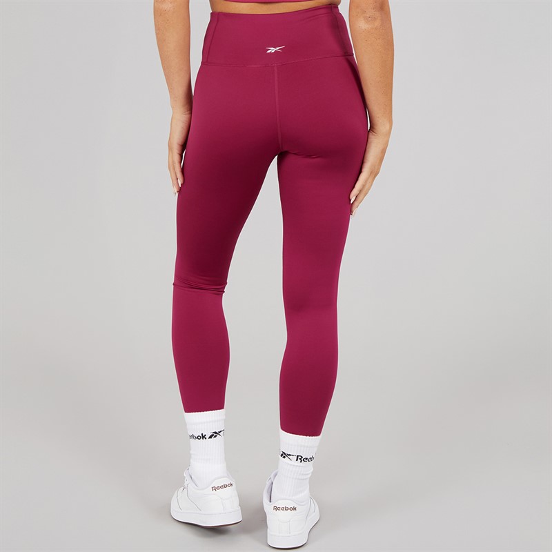 Reebok Womens ID Train High Waist Tight Leggings Very Berry