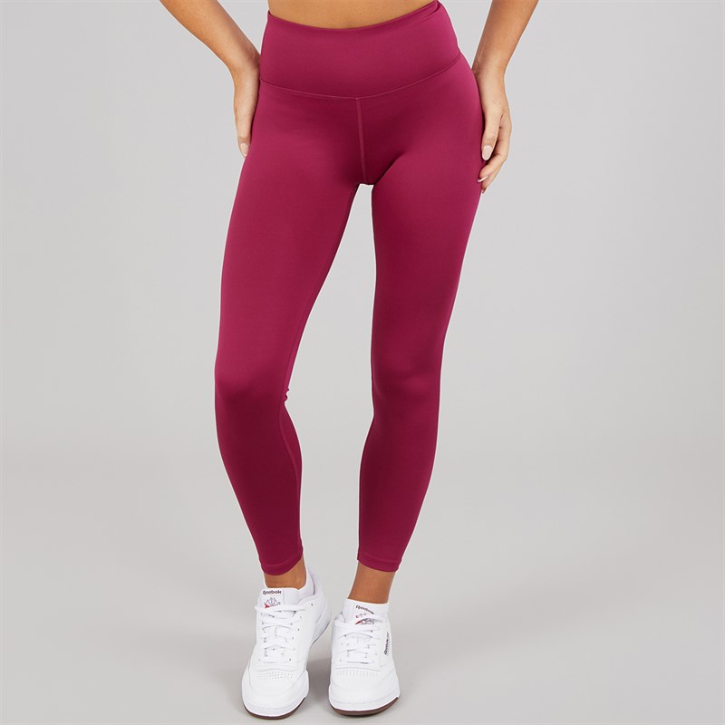 Reebok Womens ID Train High Waist Tight Leggings Very Berry
