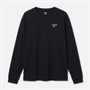 Reebok Mens Reebok Identity Small Logo Long Sleeve T-Shirt Black/White/Vector Red