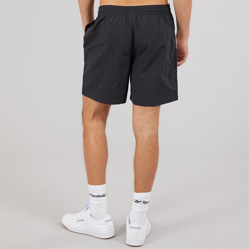 Reebok Mens Classics Vector 7 Inch Woven Shorts Black/Chalk