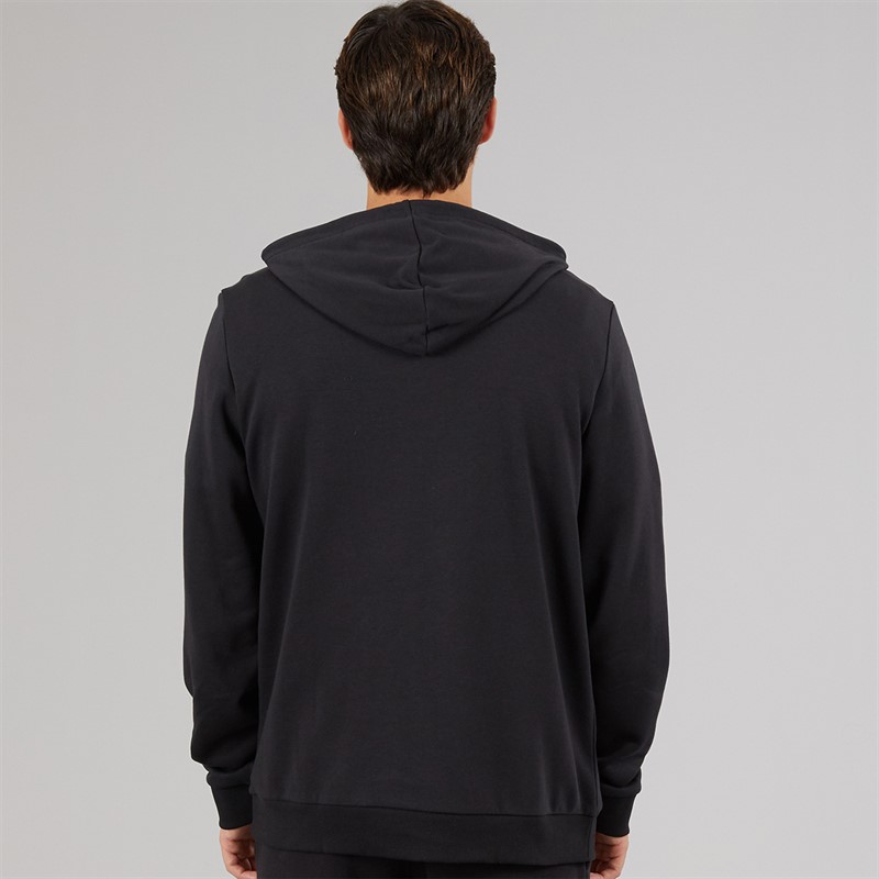 Reebok Mens Reebok Identity Small Logo Hoodie Black/White/Vector Red