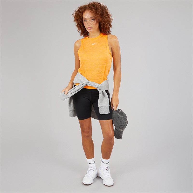 Reebok Womens ID Train Tank Top Electric Amber
