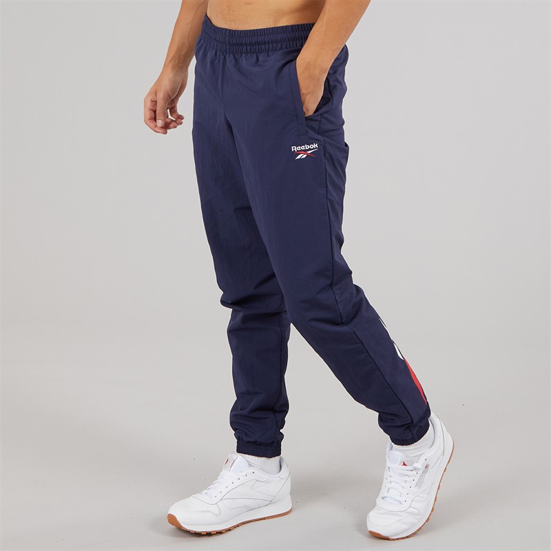 Reebok Mens Classics Vector Woven Track Pants Vector Navy