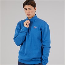 Reebok Mens Reebok Identity Small Logo Fleece Sweatshirt Twilight Blue