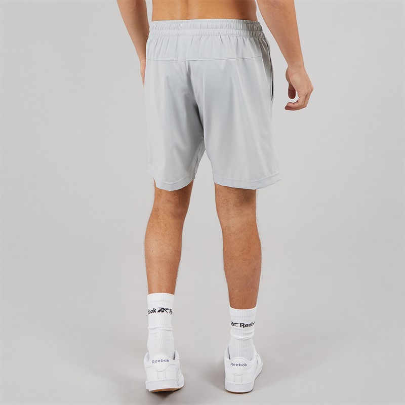 Reebok Mens Workout Ready Woven Shorts Pure Grey 3