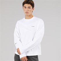 Reebok Mens X Hymne Long Sleeve Jersey T-Shirt White
