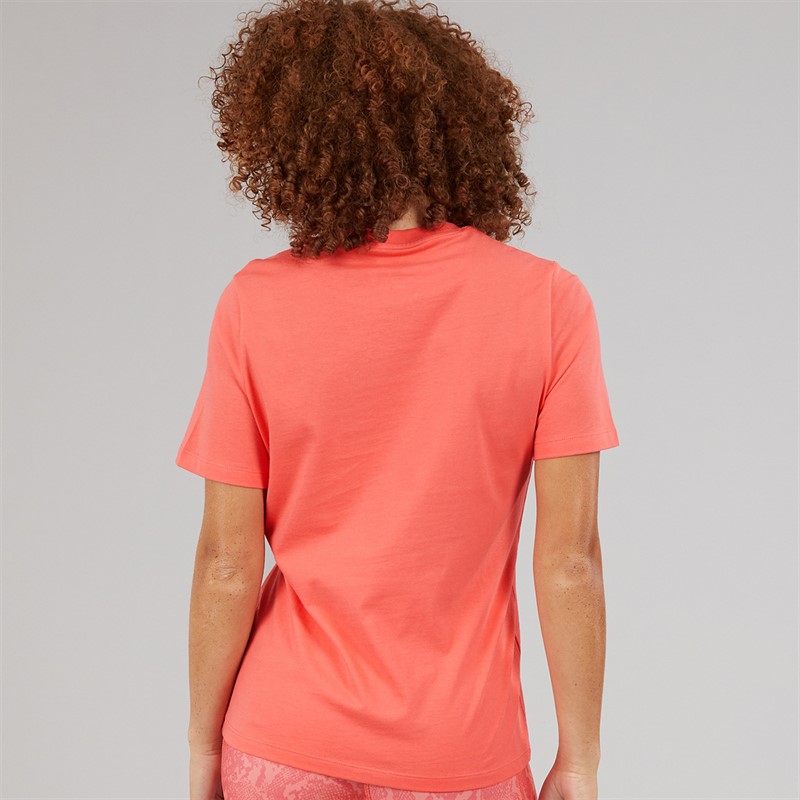 Reebok Womens Vector Graphic T-Shirt Sunset Coral