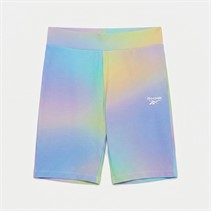Reebok Girls Tie Dye Cycle Shorts Multi