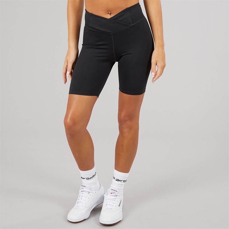 Reebok Womens Workout Ready Basic Bike Shorts Night Black
