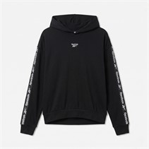 Reebok Junior Boys Taped Hoodie Black