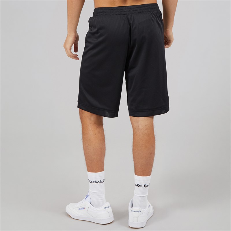 Reebok Mens Mesh Basketball Shorts Black