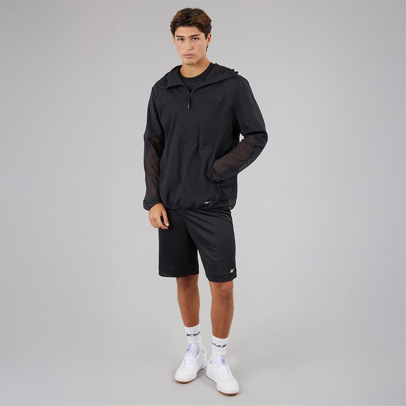 Reebok Mens Mesh Basketball Shorts Black
