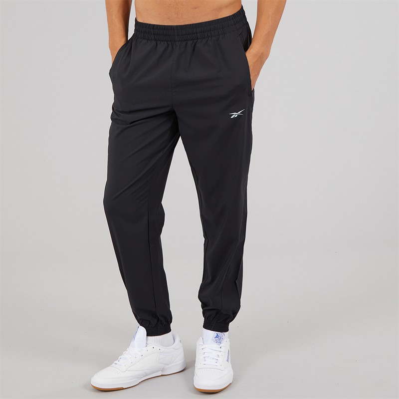 Reebok Mens Running Track Pants Black