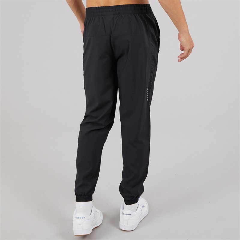Reebok Mens Running Track Pants Black