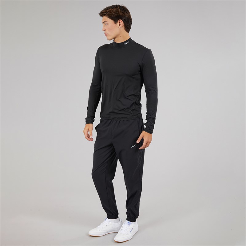 Reebok Mens Running Track Pants Black