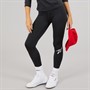 Reebok Womens Running Vector Logo High Waist Tight Legging Night Black