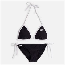 Reebok Womens Allegra Two Piece Triangle Bikini Black