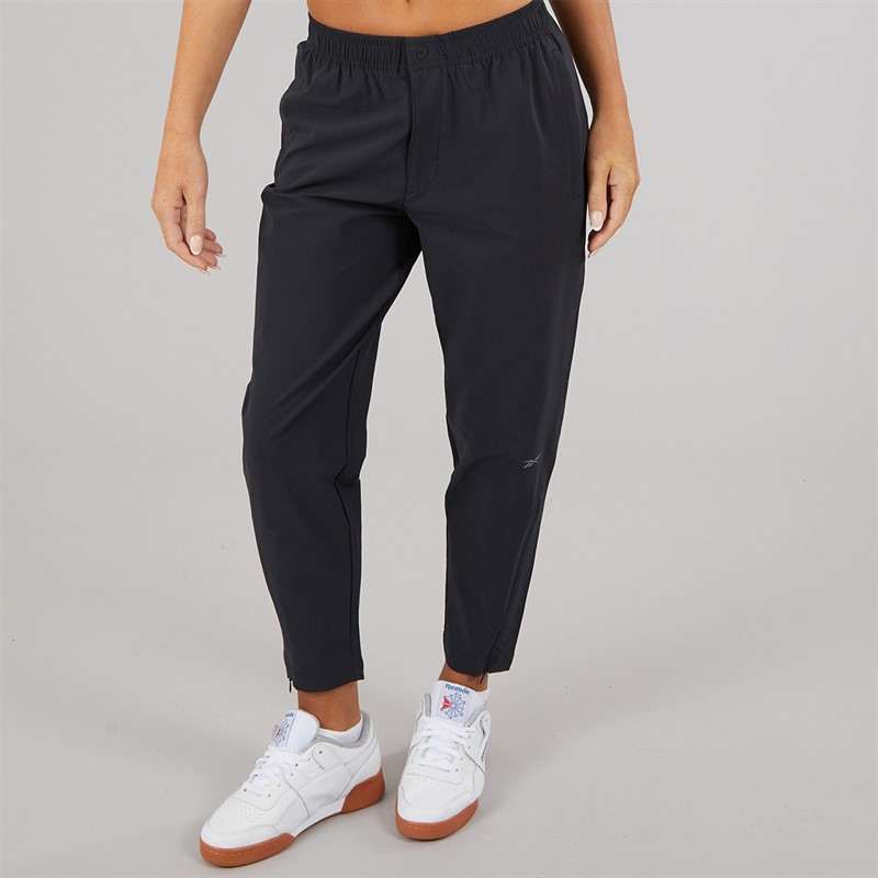 Reebok Damen Active Collective Skystretch Woven Hose Schwarz