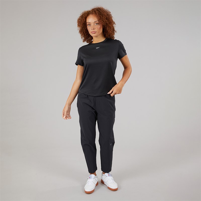 Reebok Damen Active Collective Skystretch Woven Hose Schwarz