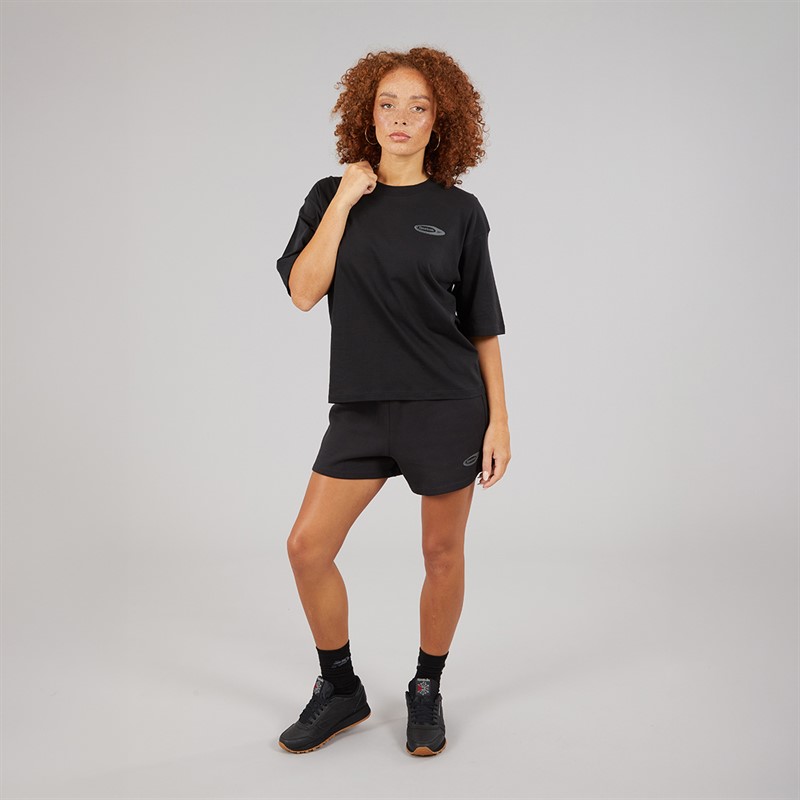Reebok Damen Identity Energy Marke Stolz Shorts Schwarz