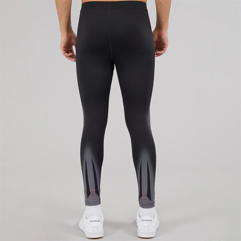 Reebok Herren Energy Return System Performance Tights Schwarz/Grau