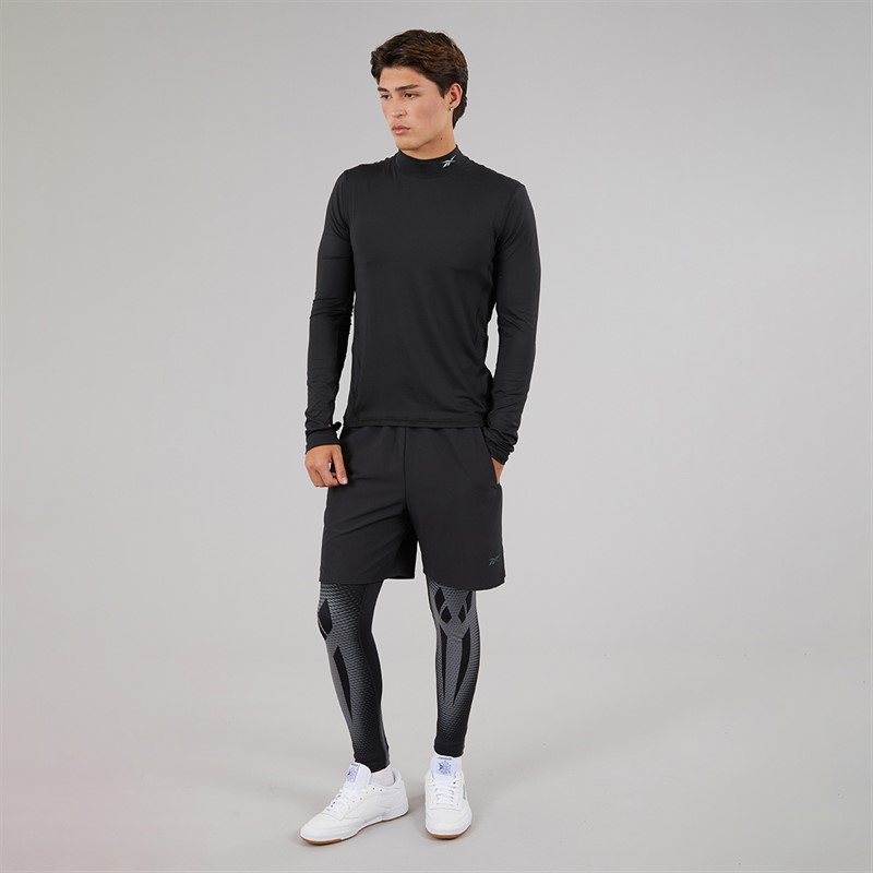 Reebok Herren Energy Return System Performance Tights Schwarz/Grau
