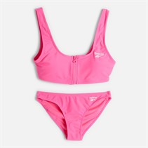Reebok Womens Allegra Two Piece Triangle Bikini Atomic Pink
