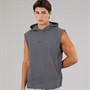 Reebok Herre Basketball Hættetrøje Ærmeløs Dark Heather Grey